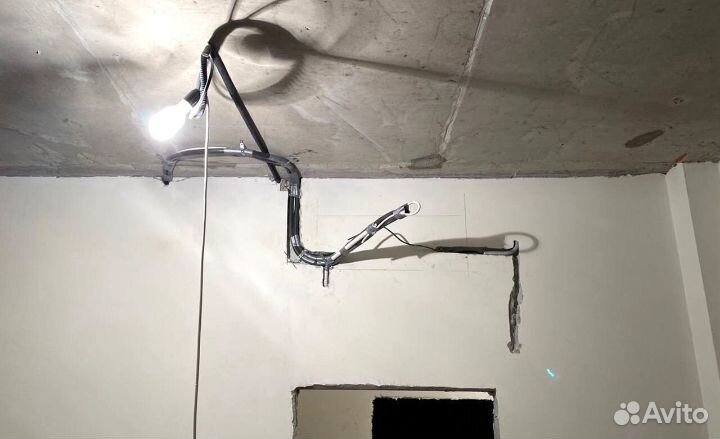 Закладка трассы /Монтаж кондиционеров