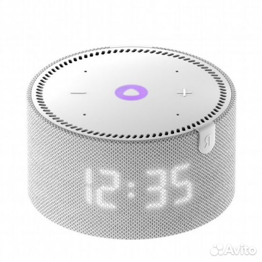 Умная колонка Яндекс Мини с часами с Алисой