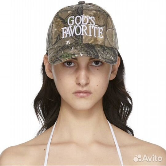 Кепка God's Favorite RealTree Hat y2k coquette