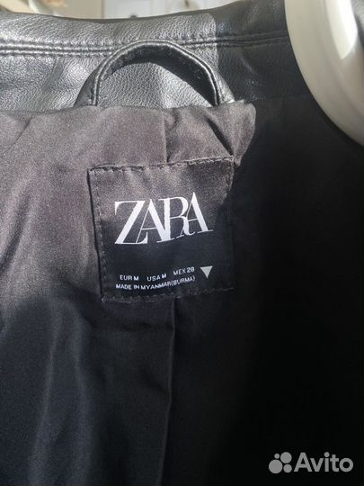 Кожаная куртка-косуха Zara
