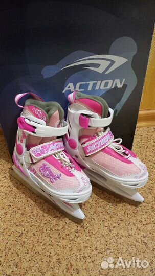 Коньки детские раздвижные 27-30