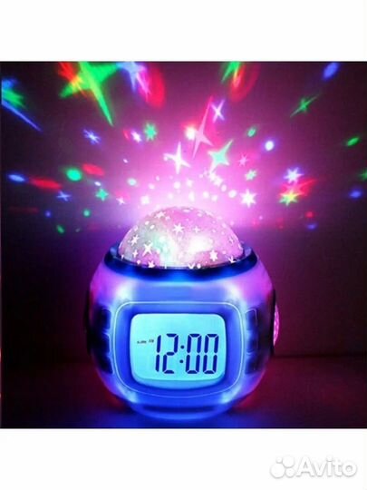 Часы-светильник Music And Starry Sky Calendar