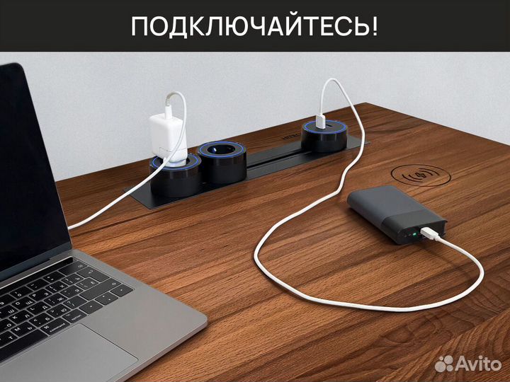 Компьютерный стол из массива бука. 1300м*650мм