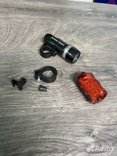 Фонарь велосипедный передний задний батарейки