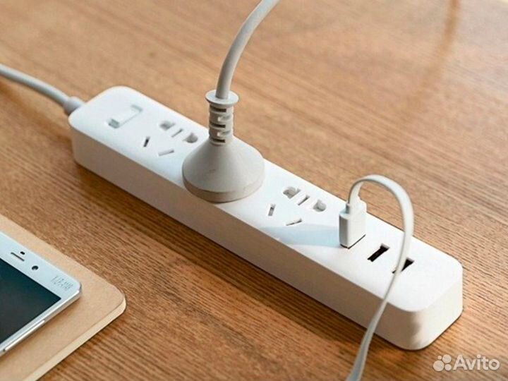 Удлинитель Xiaomi Mi Power Strip 3 розетки+3 USB