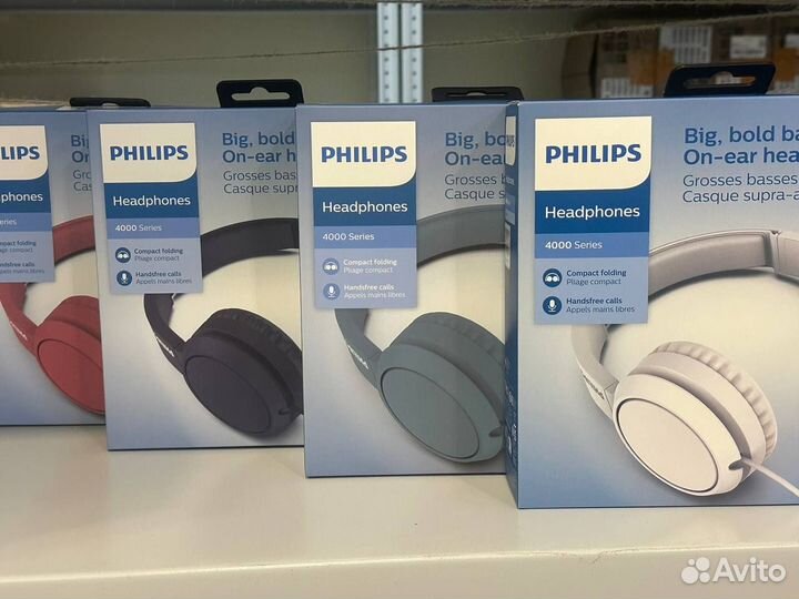 Philips series 4000 наушники проводные