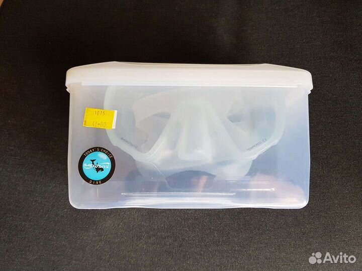 Маска для подводного плавания дайвинга взрослая