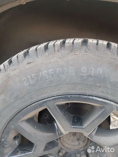 R16 Cordiant 4x4 215/65, PCD 5x139.7 DIA 98.5