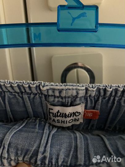 Джинсовые шорты (ткань не плотная), 116