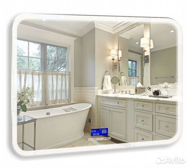 Зеркала (bluetooth,подогрев,часы) 915*685 мм