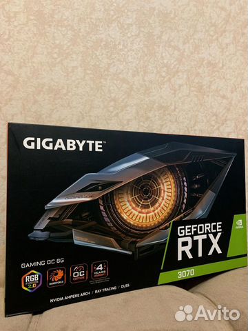 Видеокарта gigabyte rtx 3070