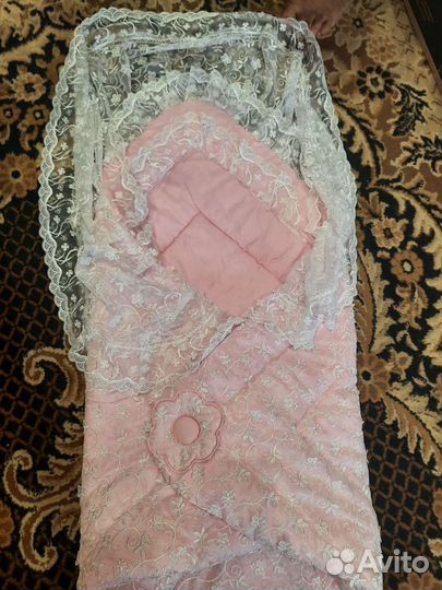 Конверт на выписку для девочки