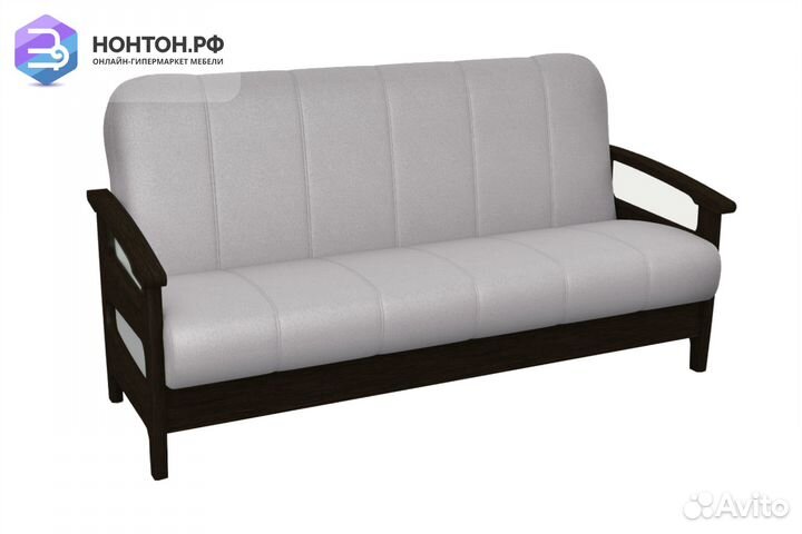 Диван книжка Омега серый / венге