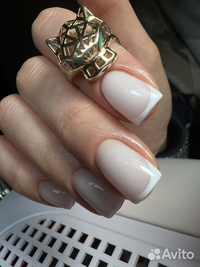 Маникюр с покрытие гель лак