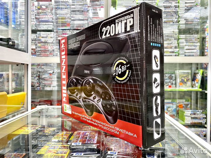 Sega 220 разных игр Сега Игровая Приставка Новая