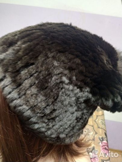 Шапка норковая женская