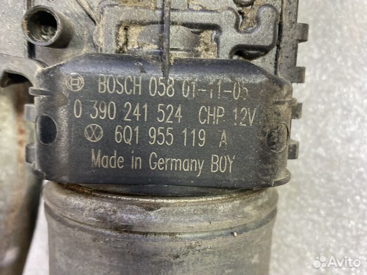 Трапеция дворников skoda fabia