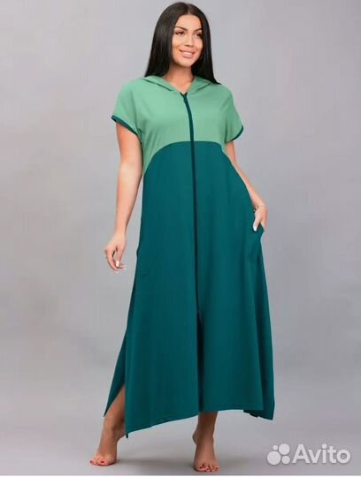 Домашний халат, платье женское 44-46 рр