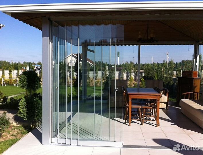 Панорамные окна французские