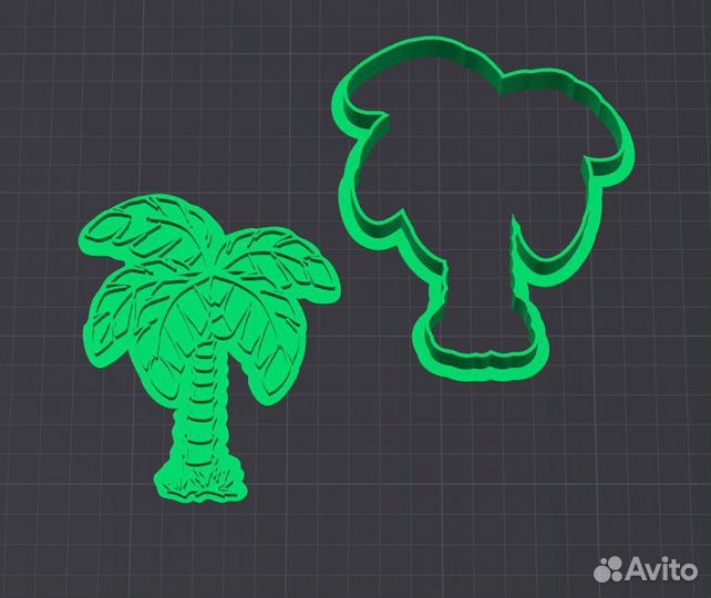 Большая форма для печенья, пряников 