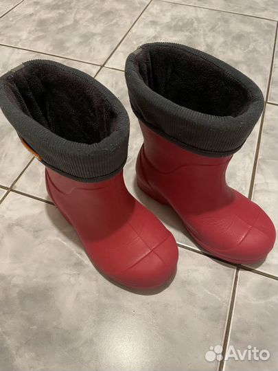 Детские резиновые сапоги 25 размер
