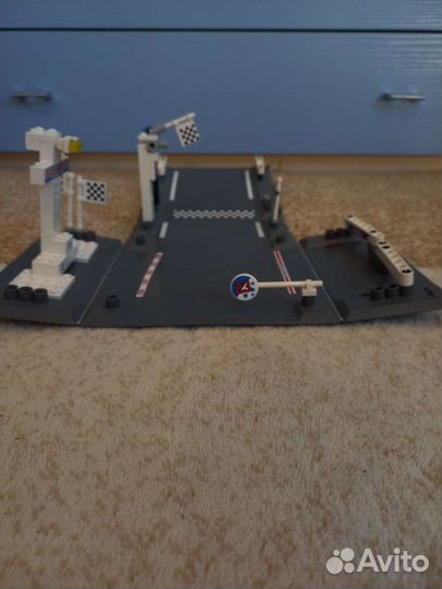 Lego racers гоночная трасса с машинами