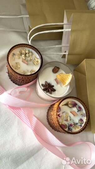 Свечи соевый воск