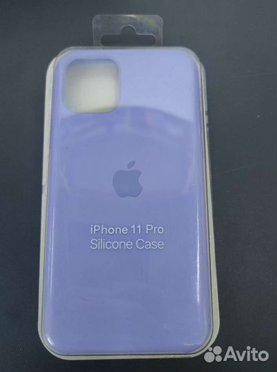Силиконовый чехол на iPhone 11 Pro сиреневый