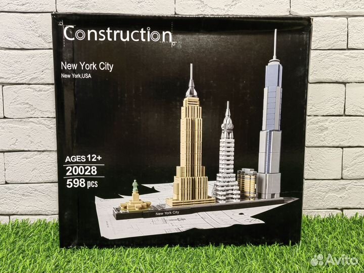 Конструктор Архитектура 21028 Нью Йорк (Аналог)
