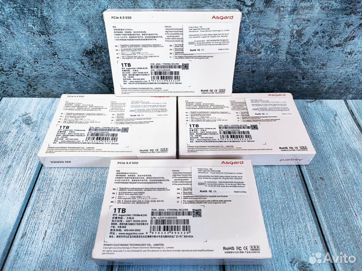 Ssd m2 nvme 1tb 7450 mb/s новый