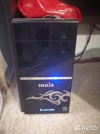 Компьютер, мфу, стол и кресло компьютерное