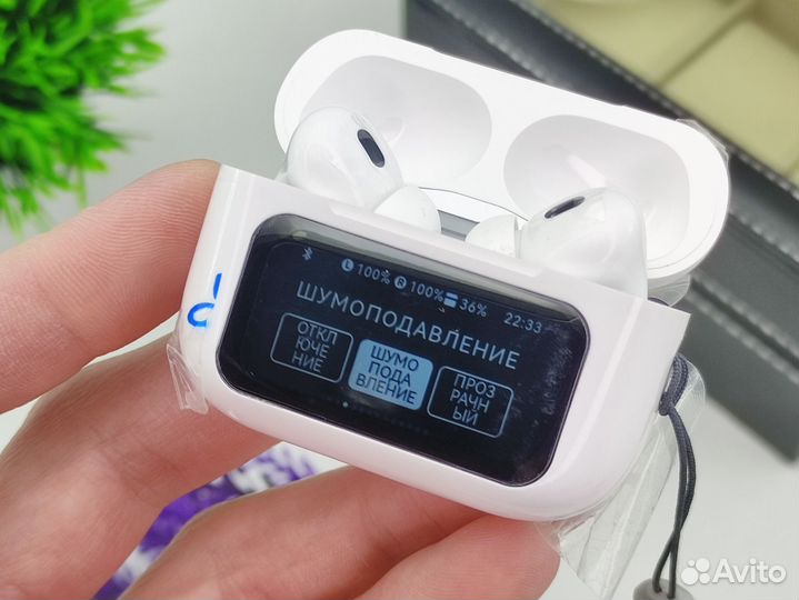 Те самые airpods с сенсорным дисплеем