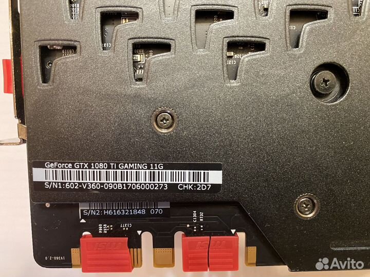 Видеокарта MSI GeForce GTX 1080 Ti gaming 11 G