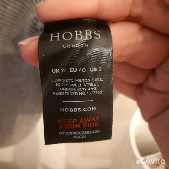 Платье hobbs 100% шерсть