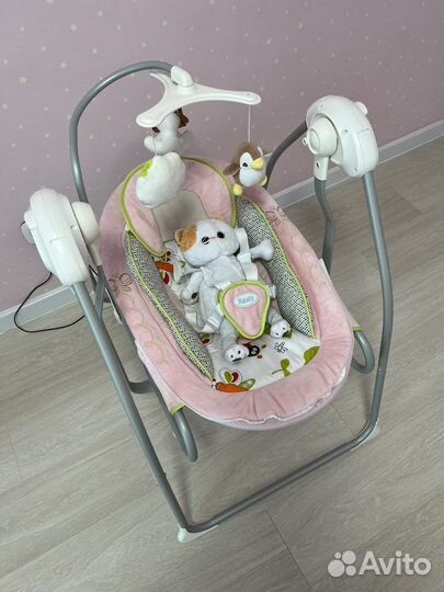 Детские электрокачели-шезлонг для новорожденных