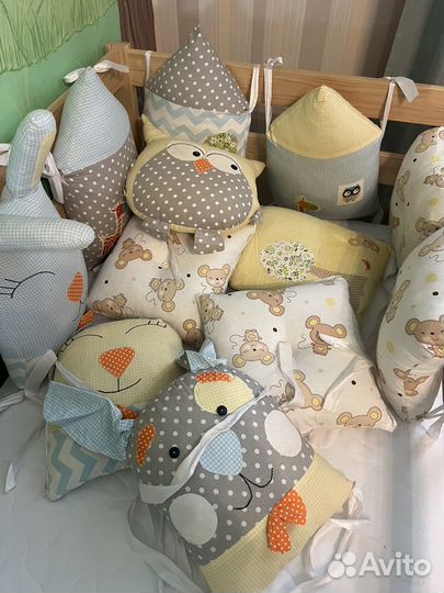 Бортики в кроватку