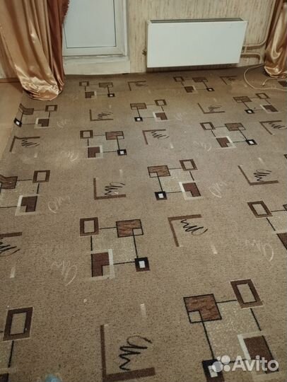 Ковёр с коротким ворсом 19м2