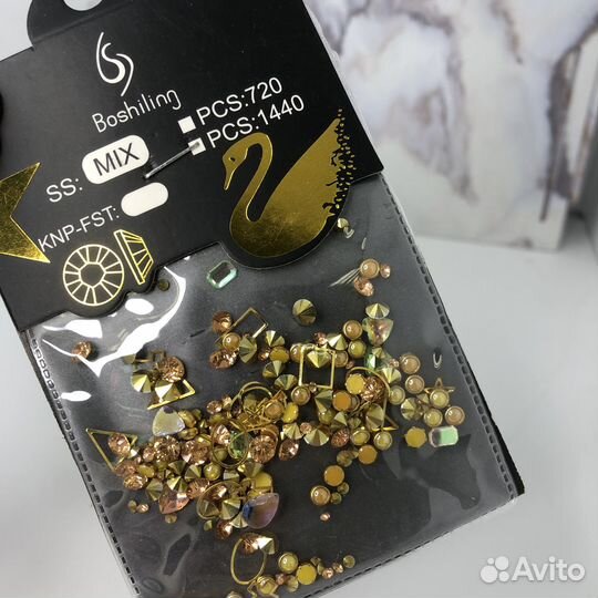 Стразы для дизайна ногтей