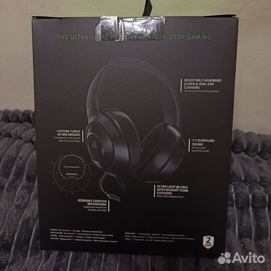 Игровые наушники razer kraken x lite