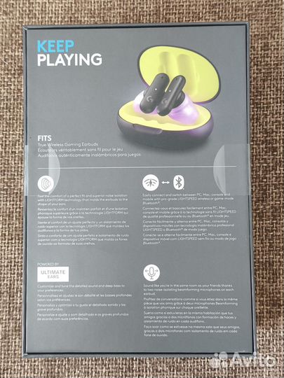 Беспроводная игровая гарнитура Logitech G fits