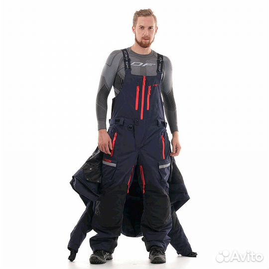 Куртка снегоходная Dragonfly expedition Ink-Red