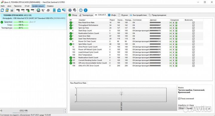 Жесткий диск Toshiba DT01ACA050, 500гб