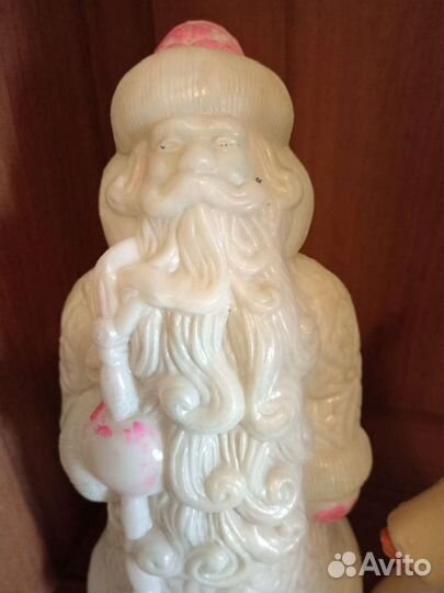 Дед Мороз и Снегурочка СССР пластик