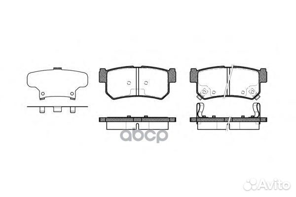 746 62 колодки дисковые з Daewoo Rexton 2.9TD/3.2i