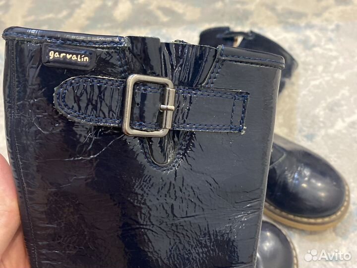 Сапожки garvalin кожа