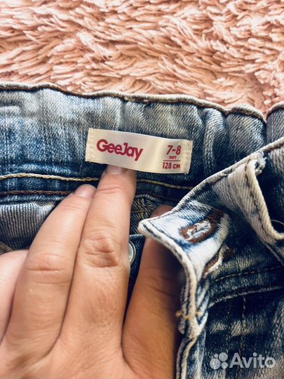 Джинсы для девочки 122