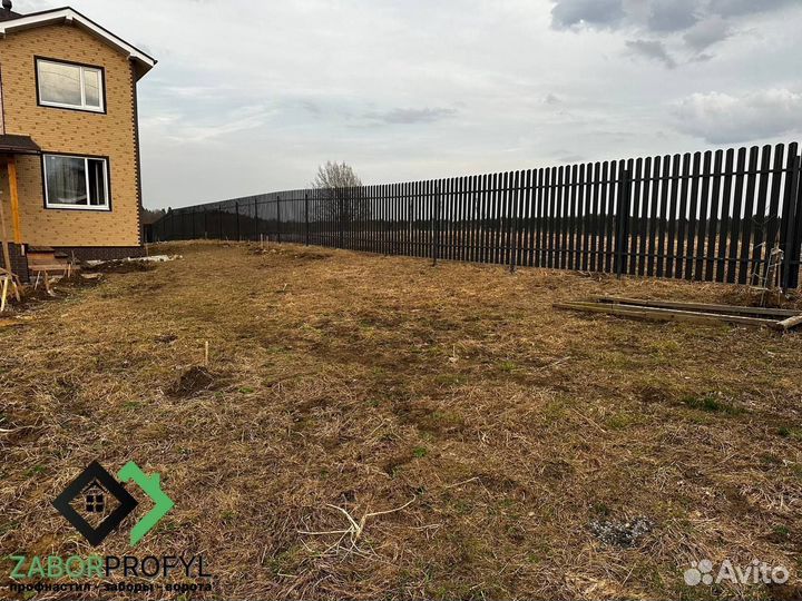 Заборы из профнастила / заборы из профлиста