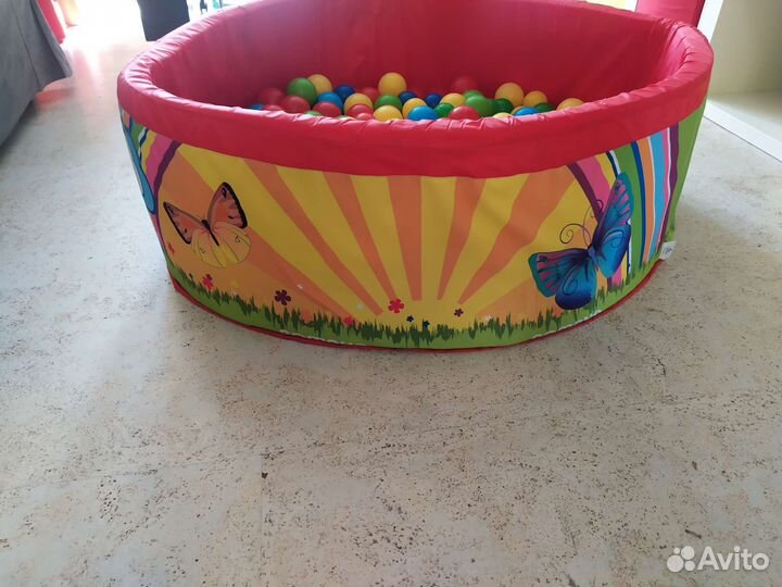 Сухой бассейн с шариками бу