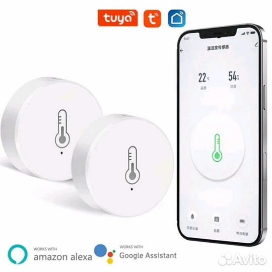 Датчик температуры беспроводной, Tuya SMART ZigBee