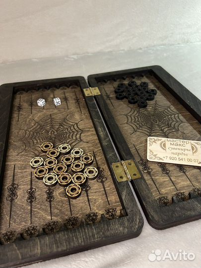 Нарды ручной работы из дерева